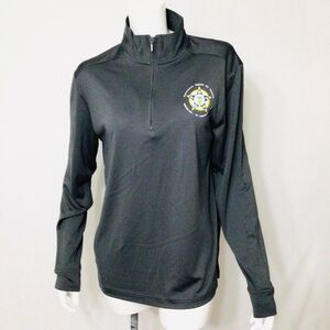 Port Authority Grey Quarter-Zip Top